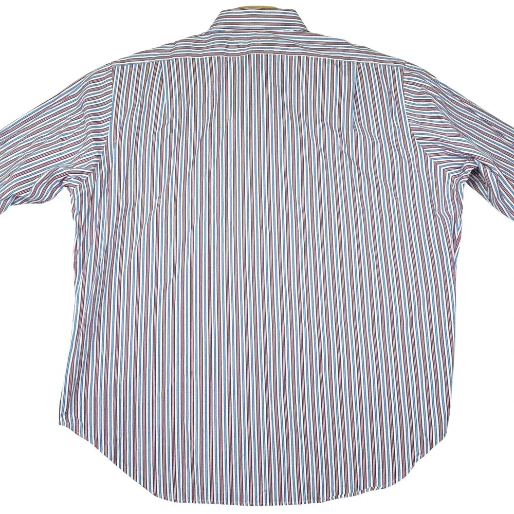 Polo Ralph Lauren Men's Shirt 17 1/2 34/35 Regent Classic Fit Striped Dress‎
